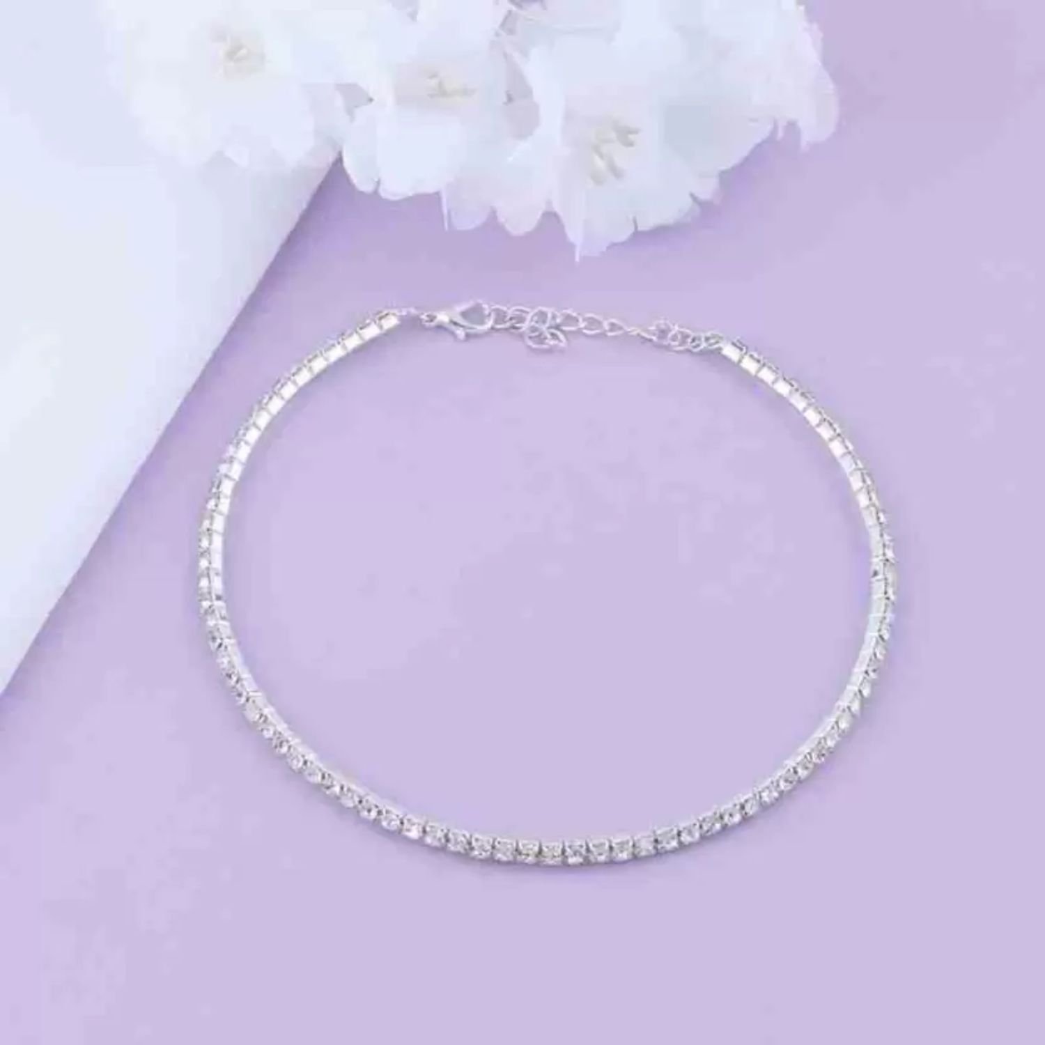 grabwhole Alloy Silver Jewel Set (Pack of 1)