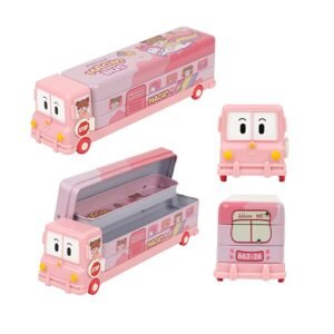 grabwhole kids best soft toy sipper Magic Bus Pencil Case hardtop Pouch school stationary for kids game education gift