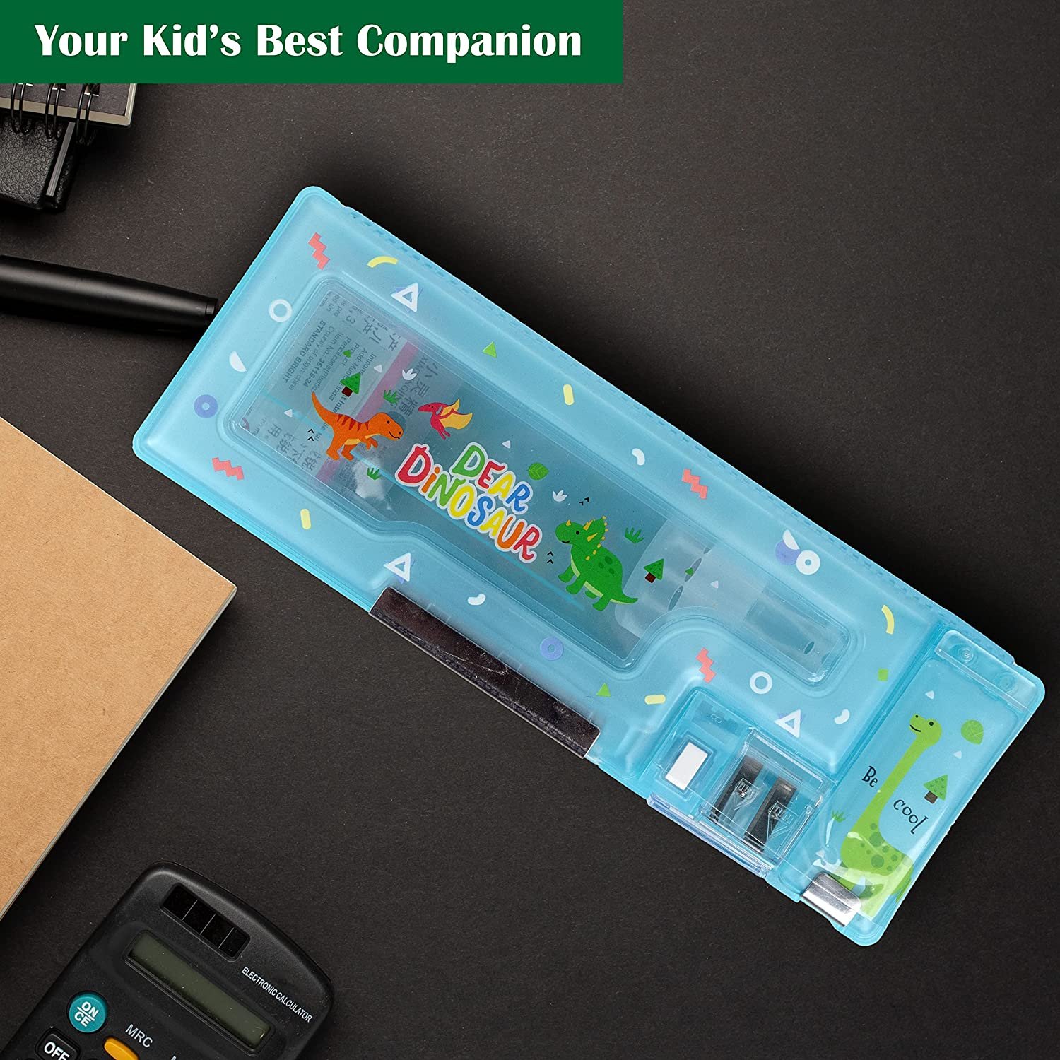 Dear Dinosaur Magnetic Pencil Case - Image 4