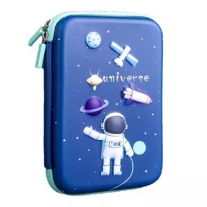 grabwhole kids best soft toy sipper Space Astronaut Pencil Case hardtop 3d Pouch school stationary for kids game education gift