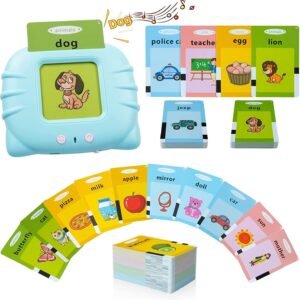 grabwhole kids best talking flashcards game education gift