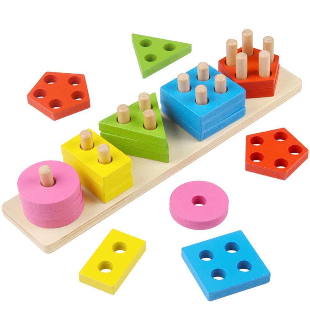 grabwhole kids best wooden shape geometry game education gift 1
