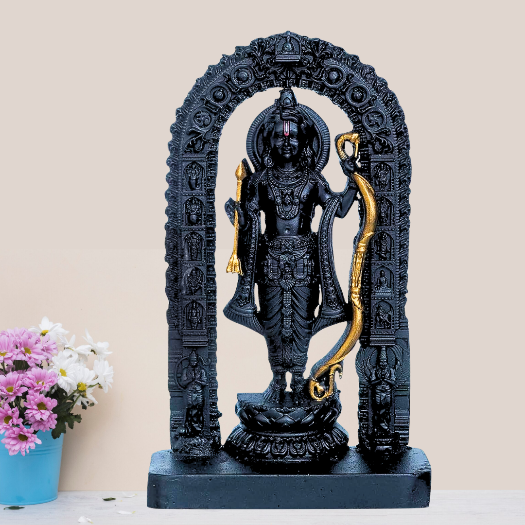 Ram Lalla Murti – Ayodhya Mandir Idol for Car Dashboard, Home Temple & Office Décor | Shree Ram Showpiece for Spiritual Protection & Gifting - Image 6