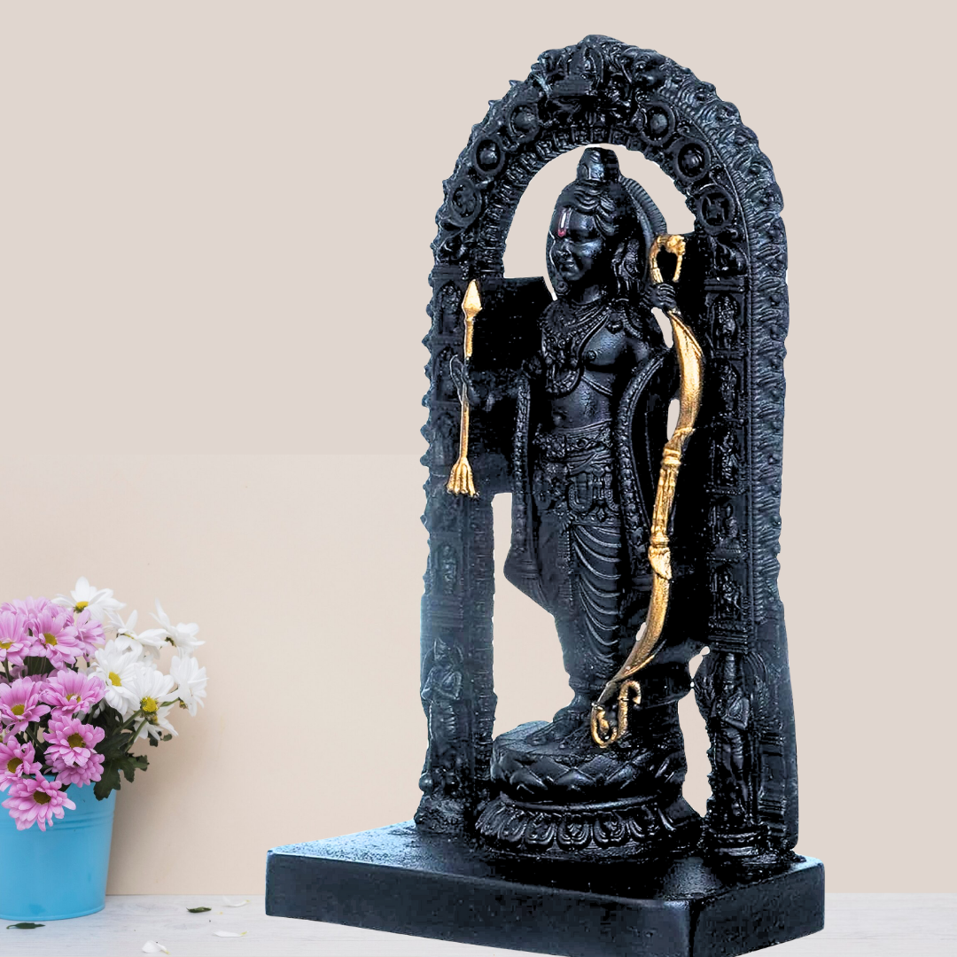Ram Lalla Murti – Ayodhya Mandir Idol for Car Dashboard, Home Temple & Office Décor | Shree Ram Showpiece for Spiritual Protection & Gifting - Image 5