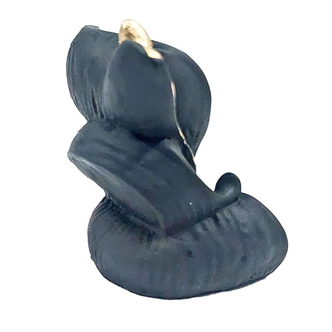 Ganesha Idol Showpiece for Home Decor & Car Dashboard – Golden Black Decorative Ganesh Statue (3.5") - Image 2