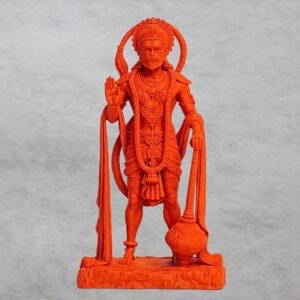 Sarangpur Hanuman Ji Idol – 3D Printed UV Resin Murti for Car Dashboard, Temple & Home Décor – 12 cm