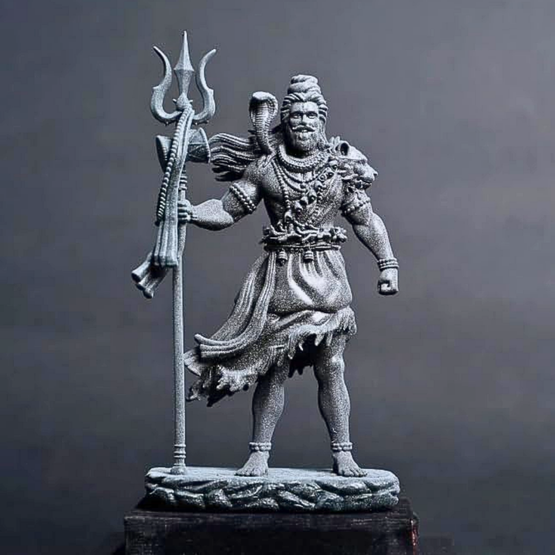 Standing Shiva Ji Murti – Trishul Shiva Idol for Car Dashboard, Home & Office Decor – 11.5 cm - Image 16