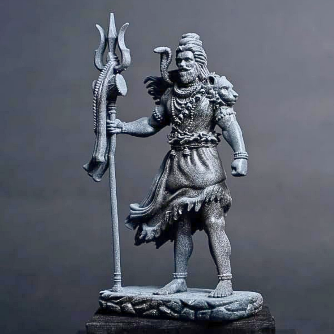 Standing Shiva Ji Murti – Trishul Shiva Idol for Car Dashboard, Home & Office Decor – 11.5 cm - Image 15