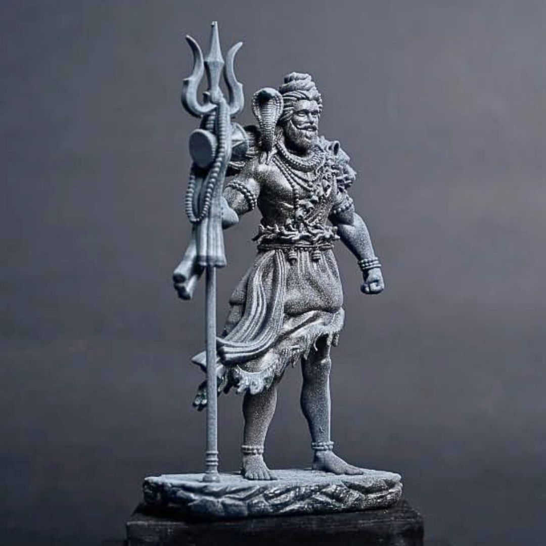 Standing Shiva Ji Murti – Trishul Shiva Idol for Car Dashboard, Home & Office Decor – 11.5 cm - Image 14