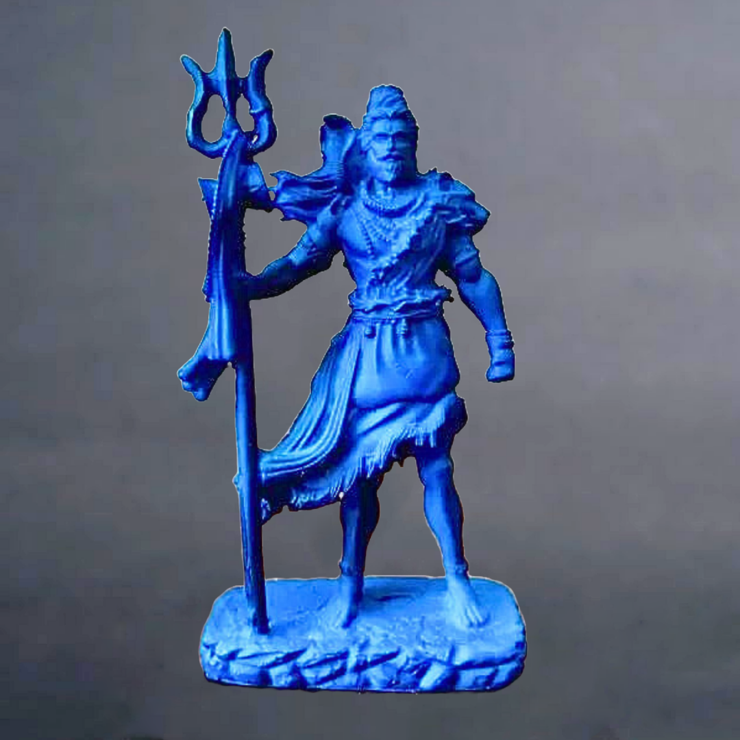 Standing Shiva Ji Murti – Trishul Shiva Idol for Car Dashboard, Home & Office Decor – 11.5 cm - Image 11
