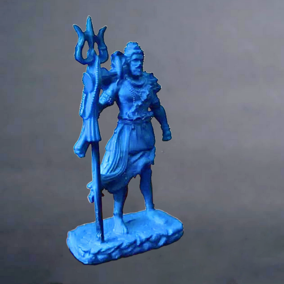 Standing Shiva Ji Murti – Trishul Shiva Idol for Car Dashboard, Home & Office Decor – 11.5 cm - Image 10