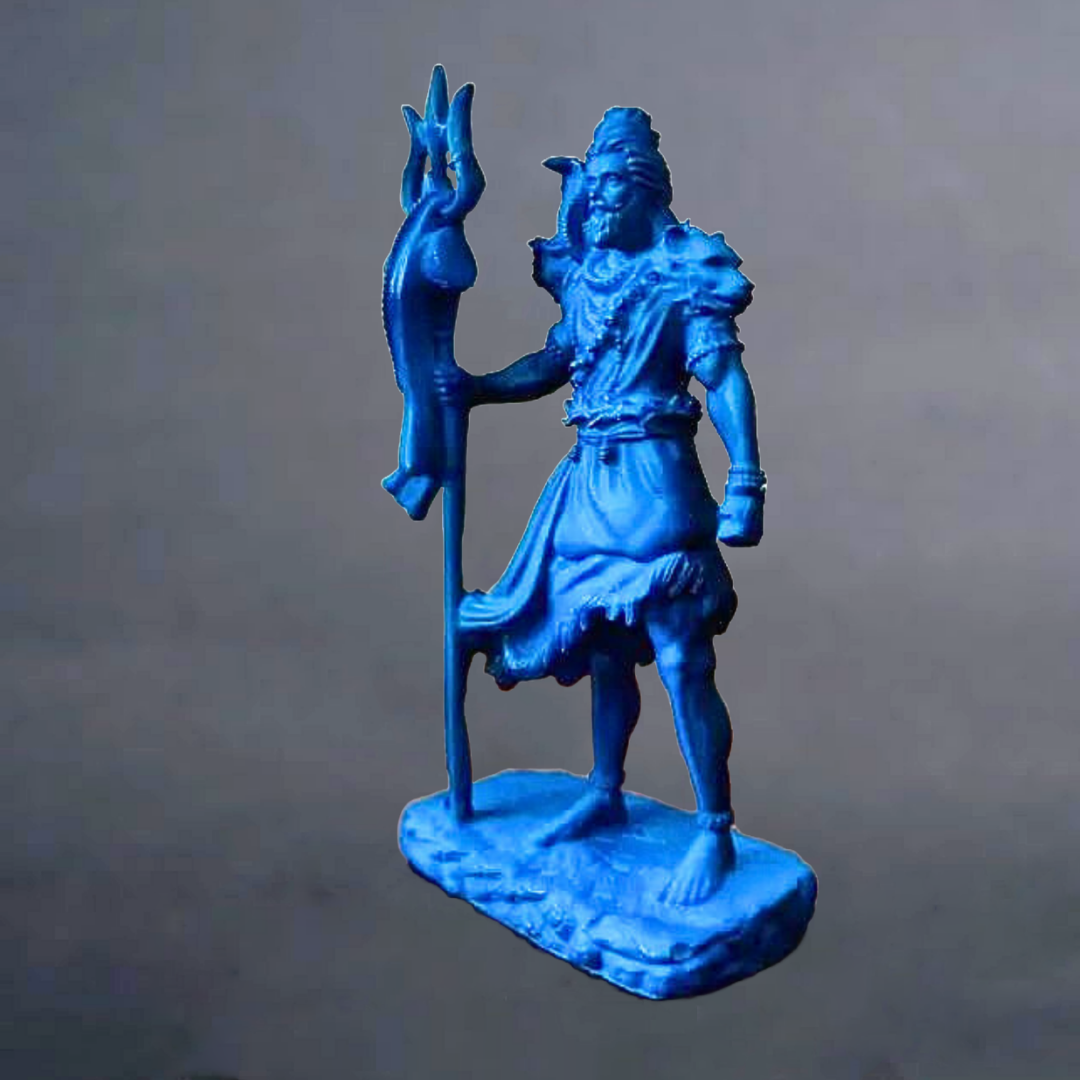 Standing Shiva Ji Murti – Trishul Shiva Idol for Car Dashboard, Home & Office Decor – 11.5 cm - Image 9