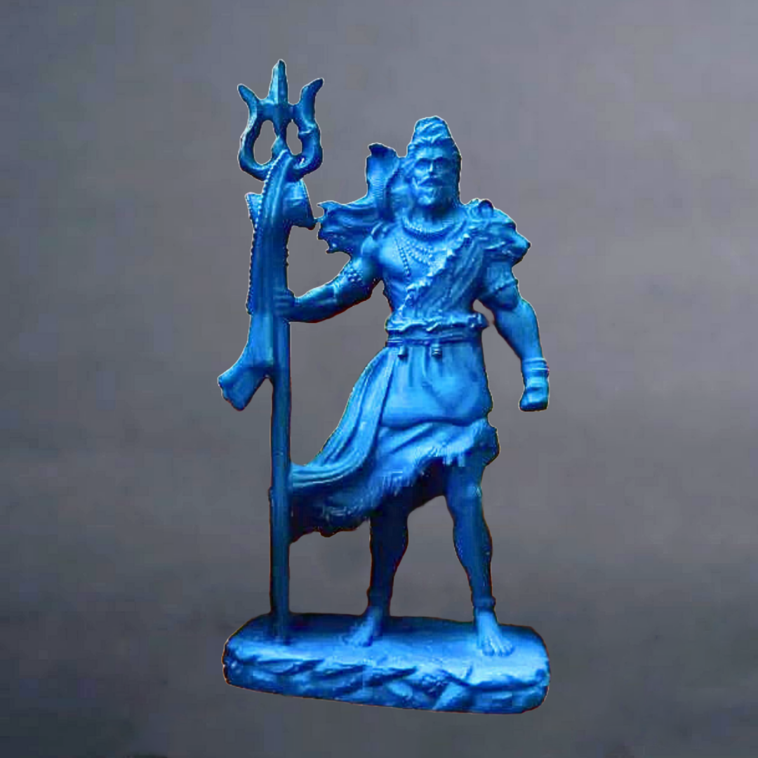 Standing Shiva Ji Murti – Trishul Shiva Idol for Car Dashboard, Home & Office Decor – 11.5 cm - Image 7