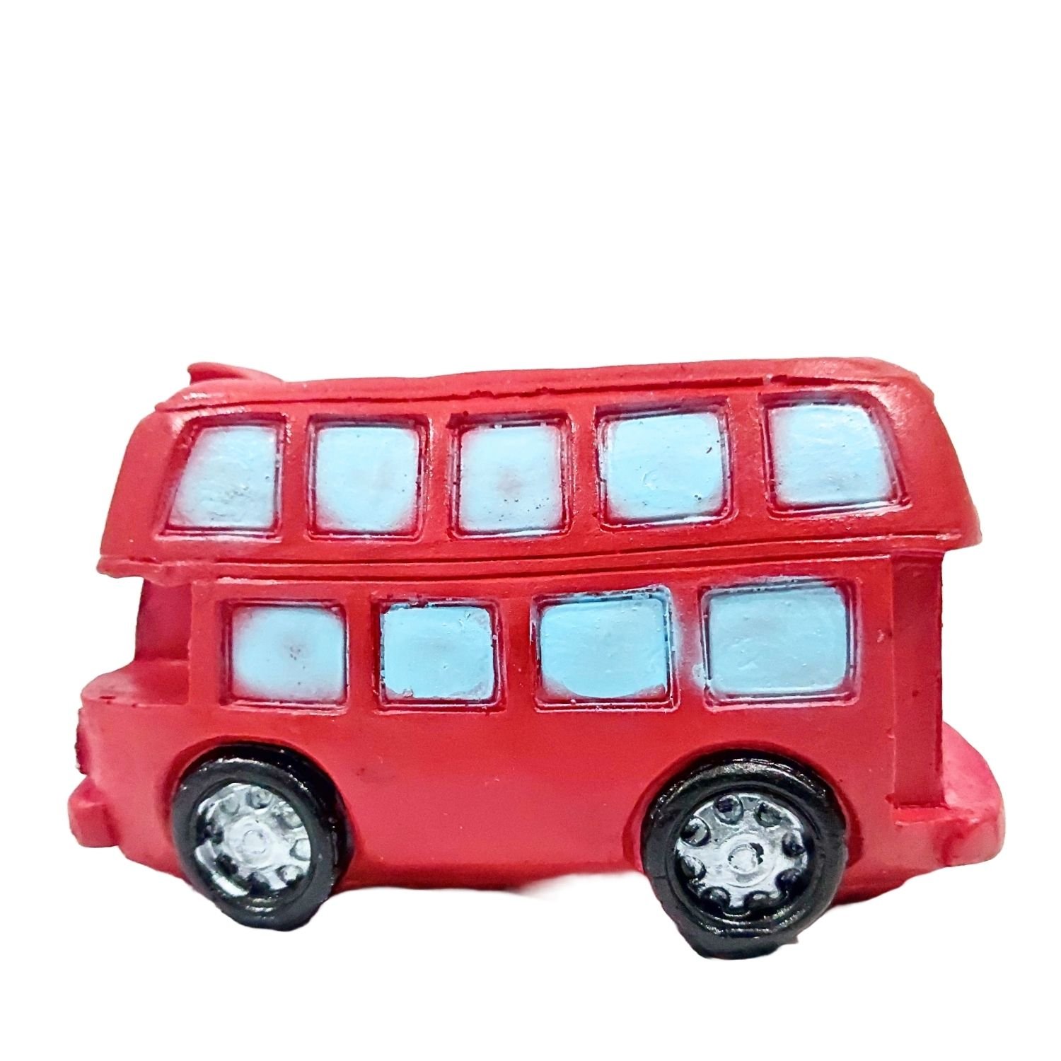 Red Double Decker Bus Pen Holder & Planter - Image 5