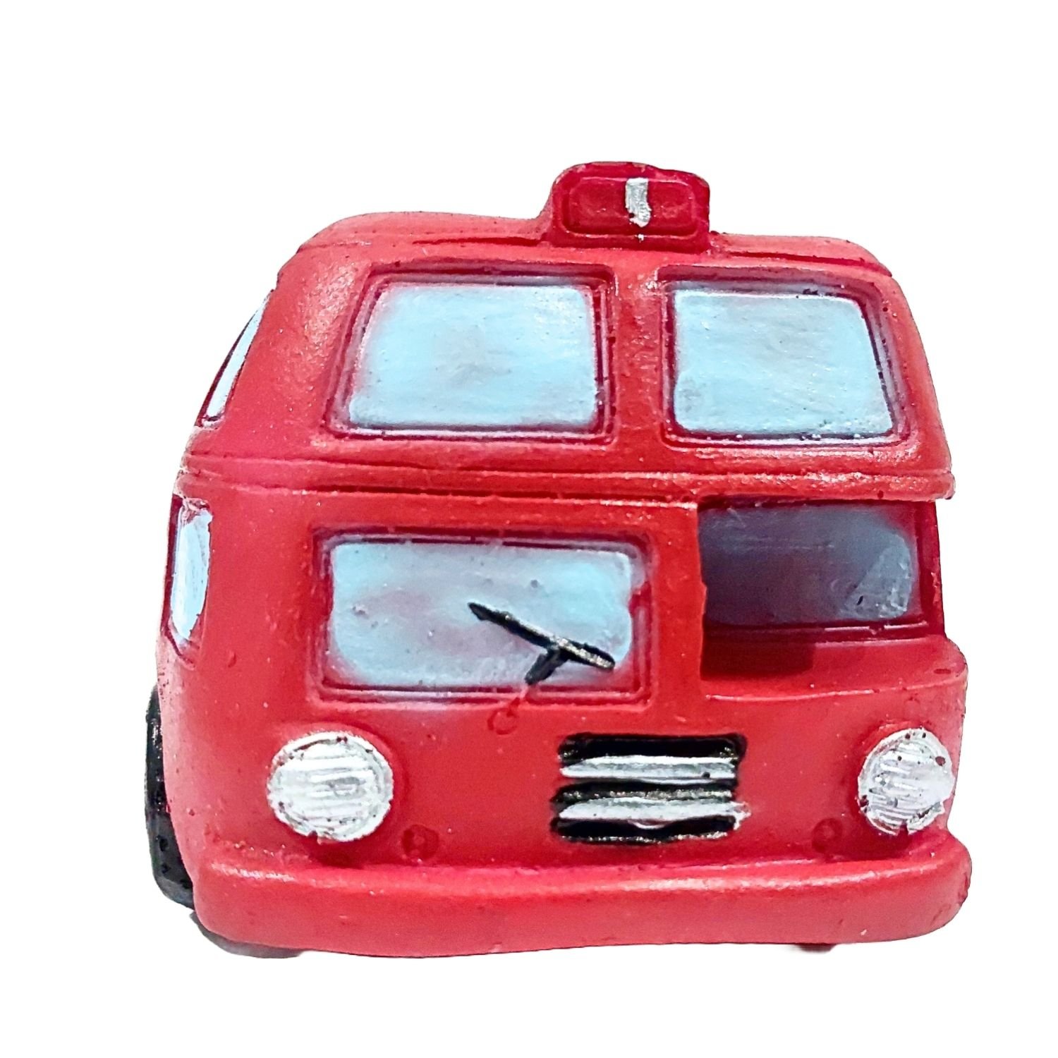 Red Double Decker Bus Pen Holder & Planter - Image 4