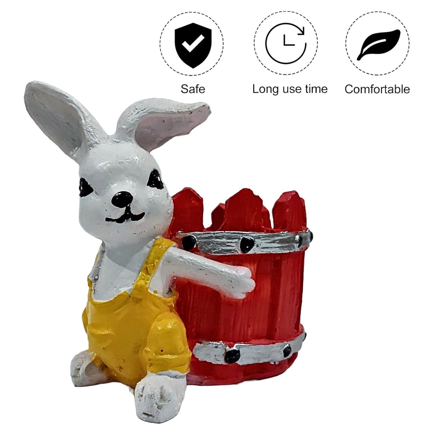 Cute Rabbit with Bucket - Image 8