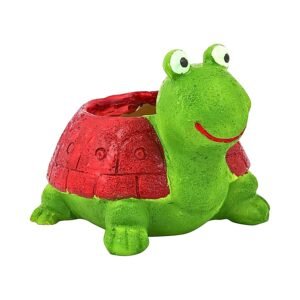 Cute Little Turtle Planter & Pen Holder, 4 Inches