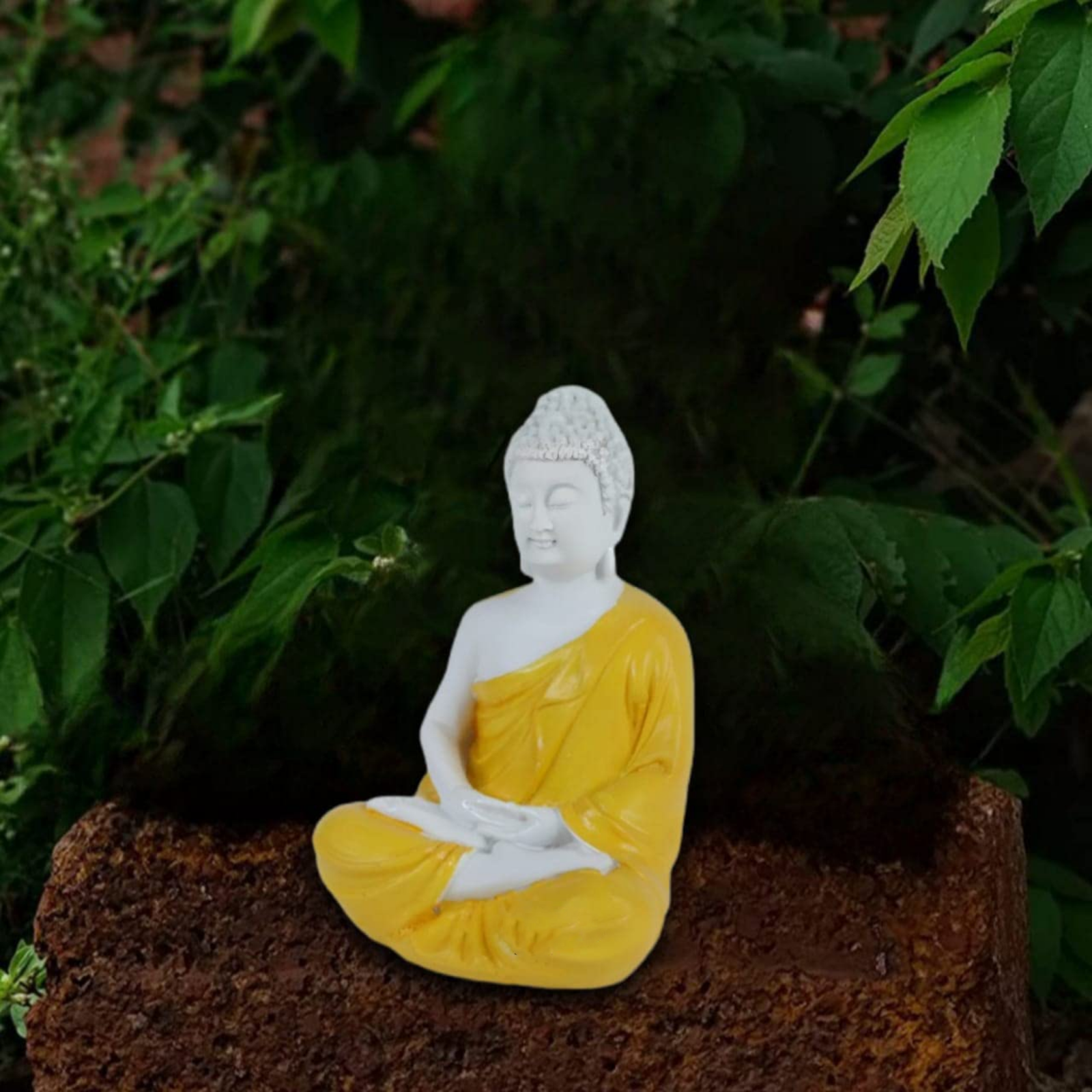 Meditation Buddha Statue - Orange - Image 5