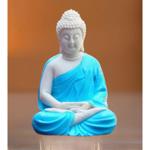 Meditation Buddha Statue - Blue