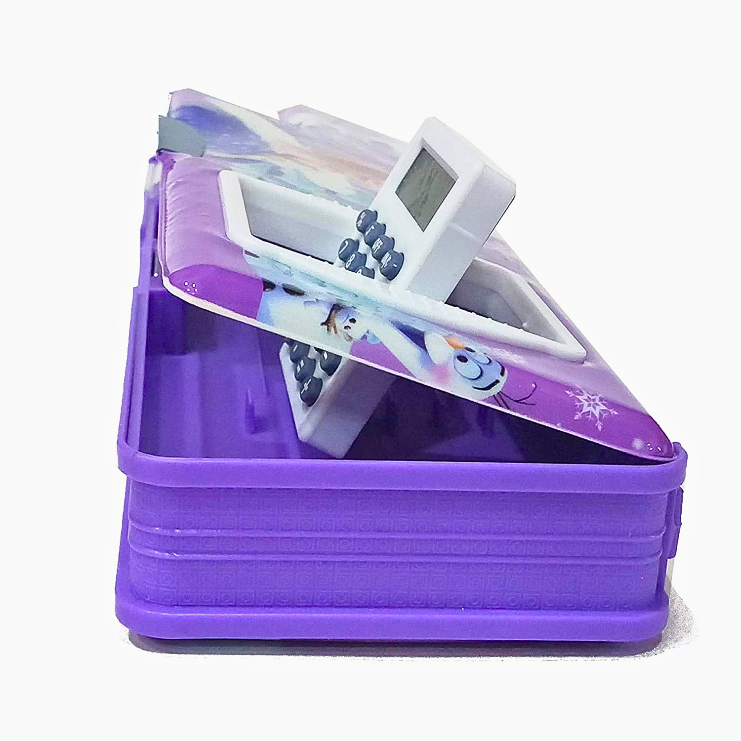Kids Magnetic Pencil Box with Calculator & Dual Sharpener Kitty – Free Glitter Pen - Image 5
