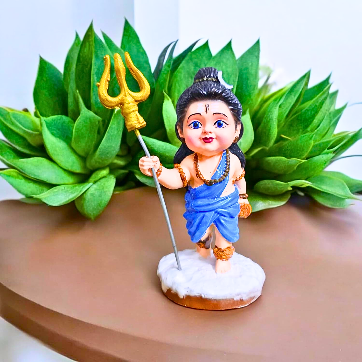 Bal Shiv Idol – Handcrafted Resin Lord Shiva Statue for Home, Temple & Car Decor - Image 6