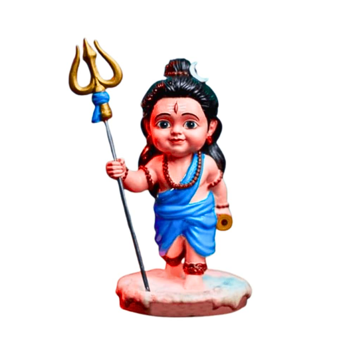 Bal Shiv Idol – Handcrafted Resin Lord Shiva Statue for Home, Temple & Car Decor - Image 2