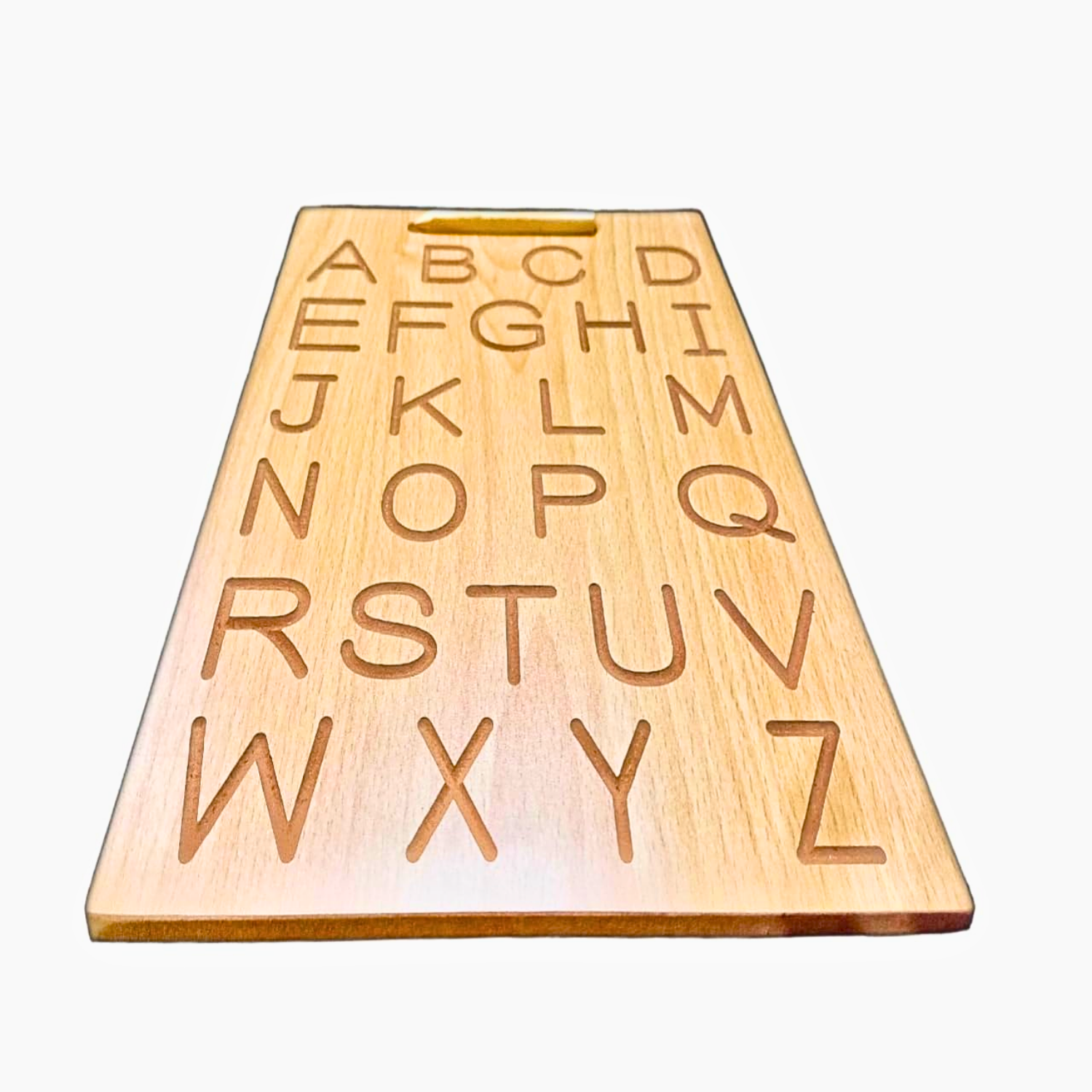 Wooden Alphabet Tracing Board for Kids – Reversible, Educational, Non-Toxic (Abc Upper & Lower Case) - Image 2