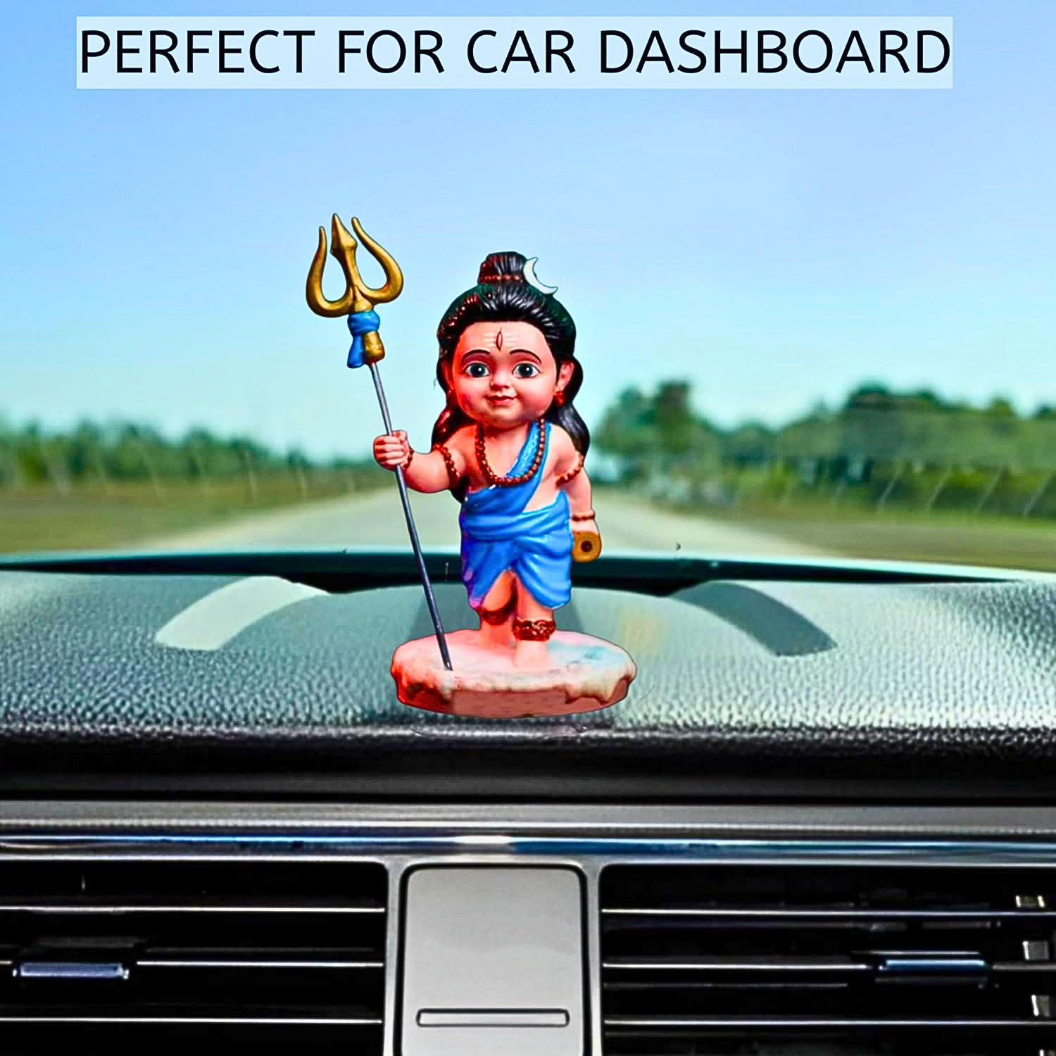 Bal Shiv Idol – Handcrafted Resin Lord Shiva Statue for Home, Temple & Car Decor - Image 5